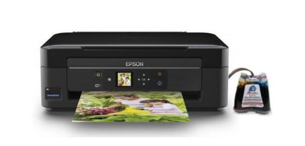 изображение МФУ Epson Expression Home XP-322 с СНПЧ и чернилами - изображение 1