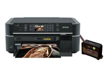 МФУ Epson Stylus Photo TX650 с СНПЧ и чернилами INKSYSTEM Original МФУ Epson Stylus Photo TX650 с СНПЧ и чернилами INKSYSTEM Original