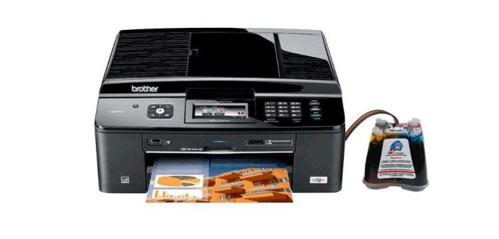 изображение МФУ Brother MFC-J825DW с СНПЧ и чернилами - изображение 1